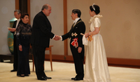 President Sarkissian participated at the reception held on the occasion of Japan’s new Emperor Naruhito’s accession to the throne