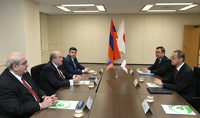 Prospects of cooperation in the nuclear area: President Sarkissian met with the Commissioner of the Nuclear Regulation Authority of Japan