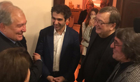 President Armen Sarkissian was present at the musical event dedicated to Alexander Tchaikovsky