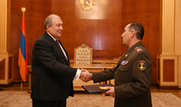 By the decree of President Armen Sarkissian, Armen Harutyunian was awarded the rank of Major-General