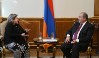 President Armen Sarkissian held a farewell meeting with the Ambassador of Greece to Armenia Nafsika Nancy Eva Vraila