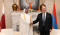 President Armen Sarkissian met in Doha with the Prime Minister of the State of Qatar