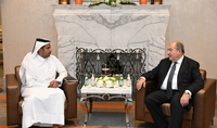 President Armen Sarkissian discussed prospects of cooperation with representatives of the Qatar Investment Authority