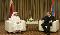 President Armen Sarkissian met with the Minister of Municipality and Environment Issues of the State of Qatar