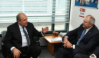 In the framework of EBRD Summit President Sarkissian met with the Prime Minister of Belarus