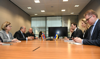 President Armen Sarkissian met with the Prime Minister of Ukraine Olexi Honcharuk