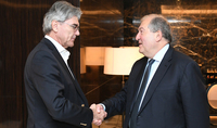 Siemens will look into the opportunities of cooperation with Armenia: President Sarkissian met in Abu Dhabi with the CEO of the company