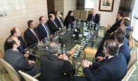 President Sarkissian in Aby Dhabi met with the representatives of the Armenian community