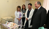 President Armen Sarkissian in Gyumri visited the Austrian Hospital for Maternity and Children’s Health: to be a kids’ doctor is the most respectable thing in the world