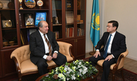 President Armen Sarkissian visited the Embassy of Kazakhstan in Armenia on the occasion of Kazakhstan’s Independence Day