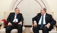 President Sarkissian discussed issues of cooperation and investments with the representative of the Qatari Businessmen Association