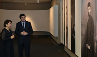 Spouse of the President Mrs. Nouneh Sarkissian visited the Komitas Museum-Institute