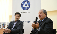 President Sarkissian in the framework of More for Metsamor project was hosted at the N. 2 High School of Metsamor