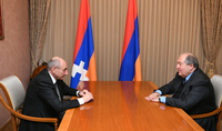 President Sarkissian met in Stepanakert with the President of the Republic of Artsakh Bako Sahakian