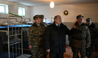 President Sarkissian visited an engineering-demining division of the Defense Army