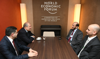 Qatar Investment Authority is interested in developing economic ties with Armenia: President Sarkissian in Davos met with the CEO of Qatar Investment Authority Mansoor Bin Ebrahim Al-Mahmoud