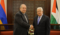 President Sarkissian met with the President of the Palestinian National Authority Mahmoud Abbas