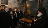 The holy land of Jerusalem can become a bridge through which the visitors will learn about Armenia and Armenian spiritual heritage: President Sarkissian and Mrs. Sarkissian visited the Church of the Holy Sepulcher