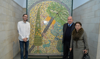 President Armen Sarkissian and Mrs. Nouneh Sarkissian at the Rockefeller Archeological Museum in Jerusalem observed a collection of Armenian porcelain: this is an indivisible part of the Holy City’s cultural landscape