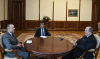 President Armen Sarkissian received Ambassador of Italy to Armenia Vincenzo Del Monaco