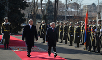 Official welcoming ceremony of His Majesty King of the Hashemite Kingdom of Jordan Abdullah II took place at the Presidential Palace