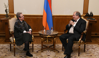 President Armen Sarkissian met with the Head of the EU Delegation to Armenia, Ambassador Andrea Wiktorin