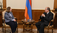 President Armen Sarkissian received the US Ambassador in Armenia Lynne Tracy