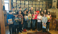 President Sarkissian presented books to over 118 kids from different marzes