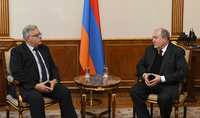 President Sarkissian met with the representative of the ARF Bureau Hakop Ter-Khatchaturian