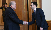 President Armen Sarkissian met with the Minister of Justice Rustam Badassian