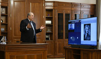 President Armen Sarkissian conducted a distant learning class for students and gave an assignment related to the coronavirus: selfisolation or staying home is an excellent opportunity to ponder, learn, and develop