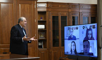 President gave a lecture to the students of the YSU Oriental Studies Department through video conferencing: if we, as a state and a nation, are organized and have strict discipline, we will be successful