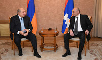 President Armen Sarkissian had a phone conversation with the President of the Republic of Artsakh Bako Sahakian