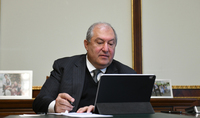 President Armen Sarkissian discussed via a video call the situation created by the new coronavirus with the Ambassador of India to Armenia