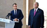 President Emmanuel Macron sent a letter to Armen Sarkissian: “Today, France more than ever is resolute to protect the memory of the victims, fight against denial and draw serious lessons from that tragic page of history”