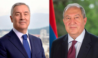 President Sarkissian spoke on the phone with the President of Montenegro Milo Đukanović