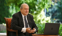 President Armen Sarkissian through a video call participated at the Horasis prestigious international conference: coronavirus is bellowing, “Wake up, the world has changed”