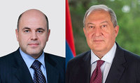 Prime Minister of RF Mishustin congratulated President Sarkissian of his birth anniversary: “I would like to stress in particular your considerable contribution to the strengthening of the friendly, allied partnership linking Russia and Armenia”