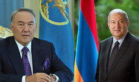 Nursultan Nazarbaev congratulated President Armen Sarkissian: In your person Armenia has a leader and a patriot who is employing all his abilities for the wellbeing of the country and people