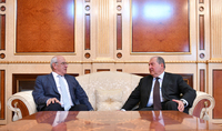 President Armen Sarkissian discussed the situation in Beirut and problems of the Armenian community of Lebanon with the President of AGBU Berge Setrakian