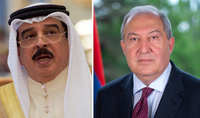 President Armen Sarkissian sent a letter to the King of Bahrain on the military actions unleashed by Azerbaijan