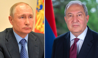 President Sarkissian sent a congratulatory message to Vladimir Putin on the occasion of his birth anniversary