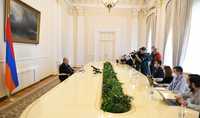 Начатая Азербайджаном война имеет целью этнические чистки. Президент Армен Саркисян встретился с представителями российских средств массовой информации