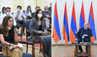 Artsakh will win, as in our case the victory is to defend our own homes, values and heritage. President Armen Sarkissian met with public figures and journalists from the Diaspora and foreign countries