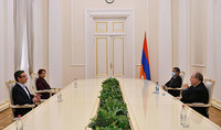 President Armen Sarkissin met with Gevorg Gorgisyan, the secretary of the NA “Bright Armenia” faction and, Ani Samsonian, member of the faction 