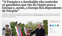 Turkey and Azerbaijan will control the gas pipelines from the Caspian to Europe and thus Europe will be dependent on Turkey"