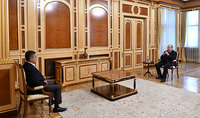 В рамках политических консультаций Президент Армен Саркисян встретился с Председателем партии «Родина» Артуром Ванецяном
