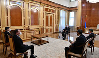 President Armen Sarkissian continues his political consultations 