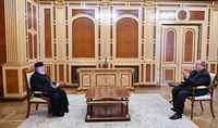 Президент Армен Саркисян встретился с Католикосом всех армян Гарегином II