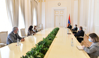 Президент Армен Саркисян встретился с представителями депутатской фракции «Мой шаг»